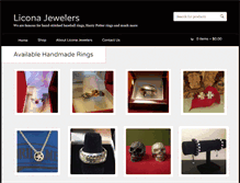 Tablet Screenshot of liconajewelers.com